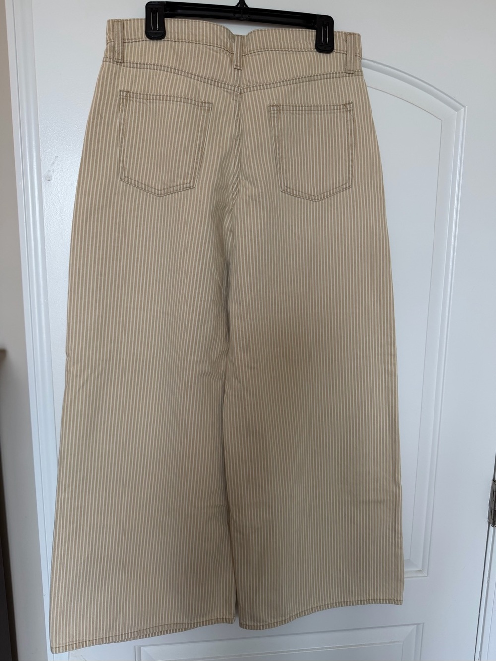 NWOT Gap Low Slung Extra Baggy Tan Striped Jeans Sz 29/8 - Picture 6 of 12